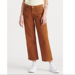 NWT! Lucky Brand Mid Rise Crop Wide Leg Jeans